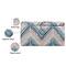 SINGER® Large Teal Zig Zag Print Premium Sewing Basket with Sew Kit